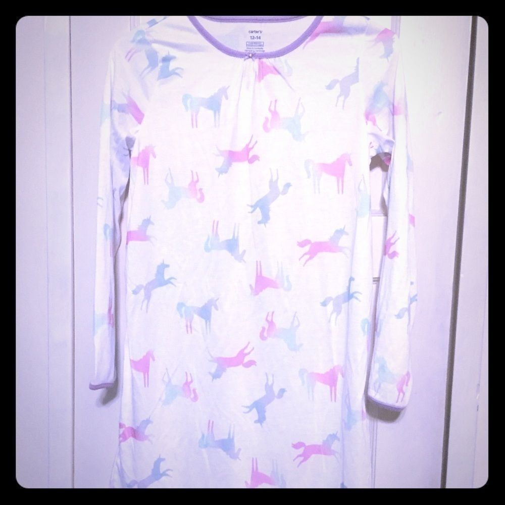 5 for $25 Carters Unicorn Night Gown